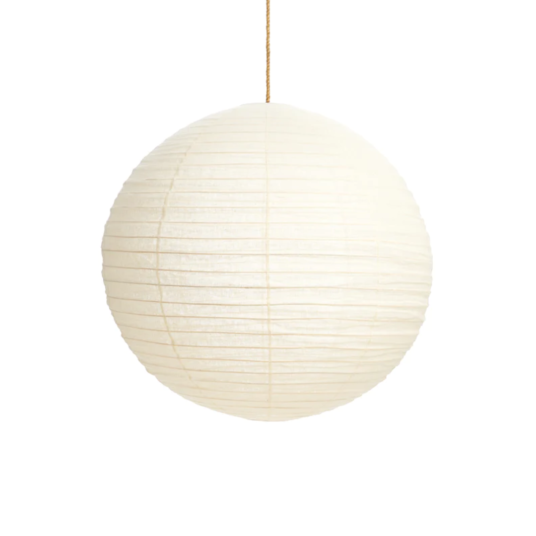 Ivory linen lantern in round 80cm