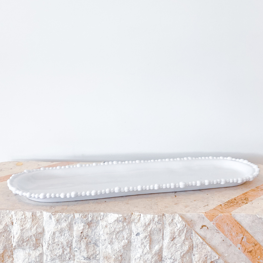 Long pearl platter