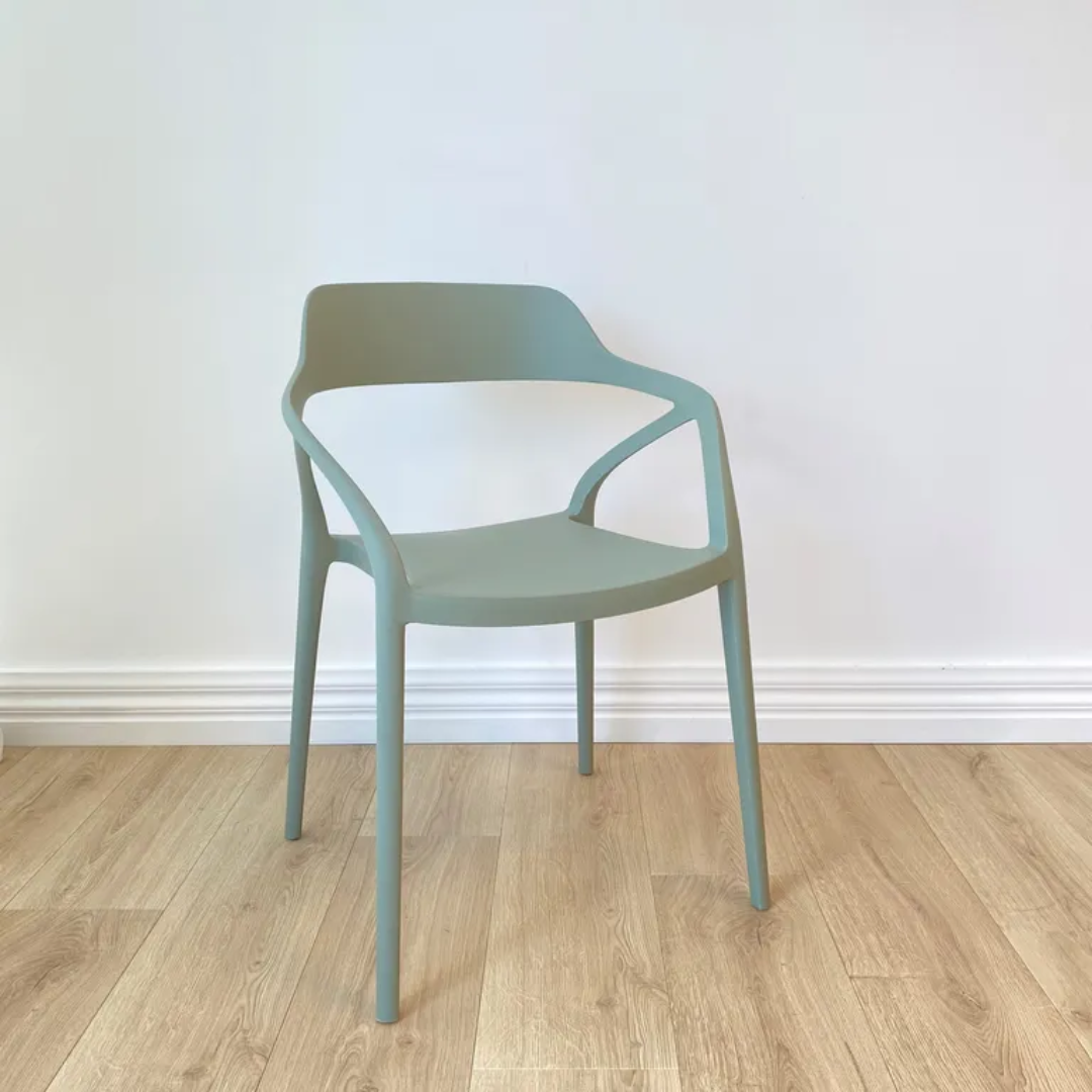 Max chair- moss grey in set of 4