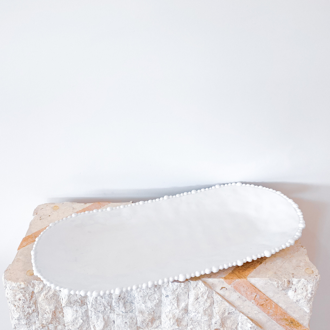 Pearl platter large, detail view