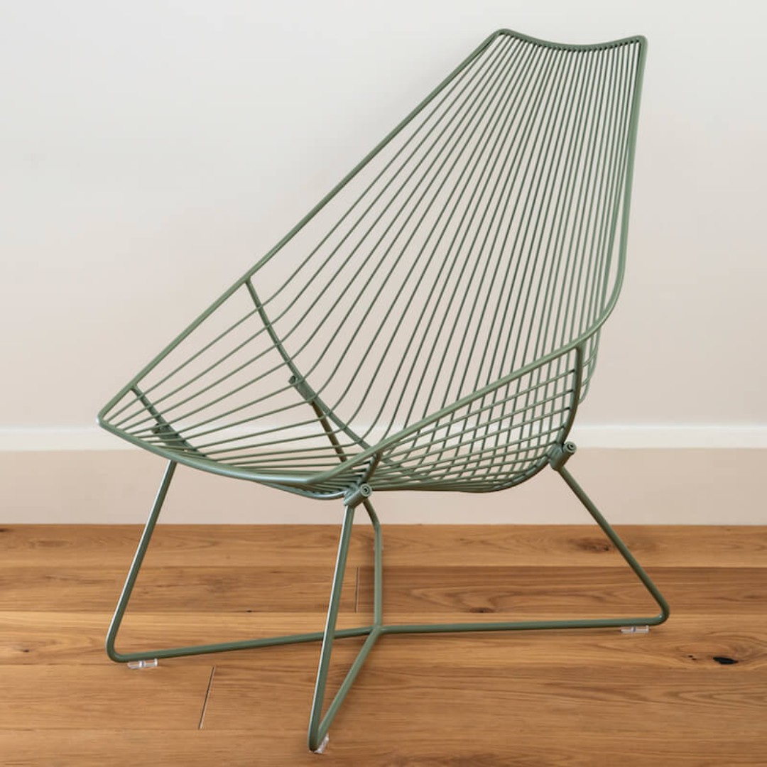 Stainless steel piha in sage